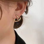 1-Pair-Cute-Heart-Shape-Polishing-Plating-304-Stainless-Steel-16K-Gold-Plated-White-Gold-Plated-Gold-Plated-Ear-Studs-display-picture-8