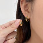 1-Pair-Simple-Style-Commute-Pentagram-304-Stainless-Steel-316-Stainless-Steel-Rhinestones-18K-Gold-Plated-Earrings_1