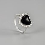 Classic-Style-Heart-Shape-Sterling-Silver-Agate-Rings-In-Bulk_3