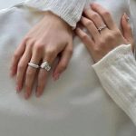 Simple-Style-Heart-Shape-Sterling-Silver-Plating-Gold-Plated-Rings