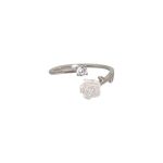 Wholesale-Simple-Style-Flower-Sterling-Silver-Rhinestones-Open-Ring_1